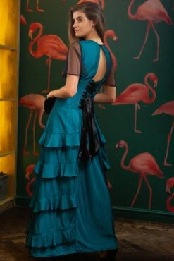 Net Overlay Corset Dress -Corset Story SDS019 7