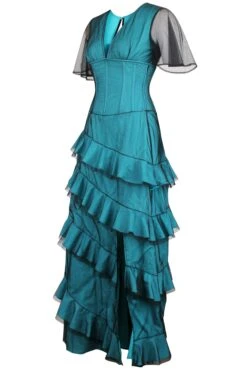 Net Overlay Corset Dress -Corset Story SDS019 3