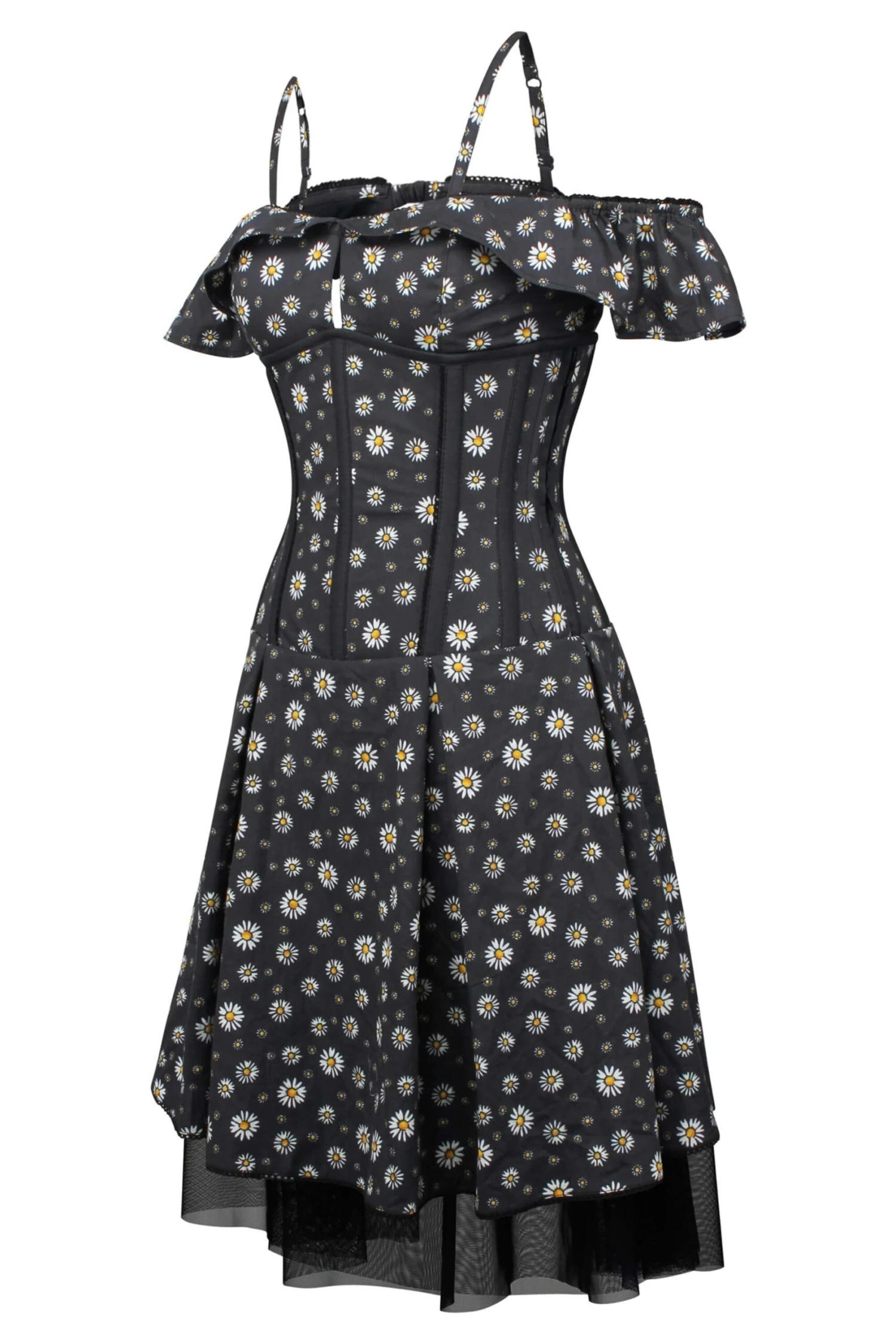 Bardot Americana Daisy Print Corset Dress 4 Bardot Americana Daisy Print Corset Dress - Image 4