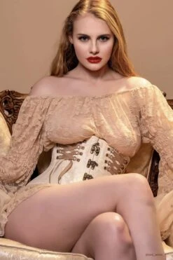 Ivory Underbust With Gold Detailing -Corset Story VG 113 roni james