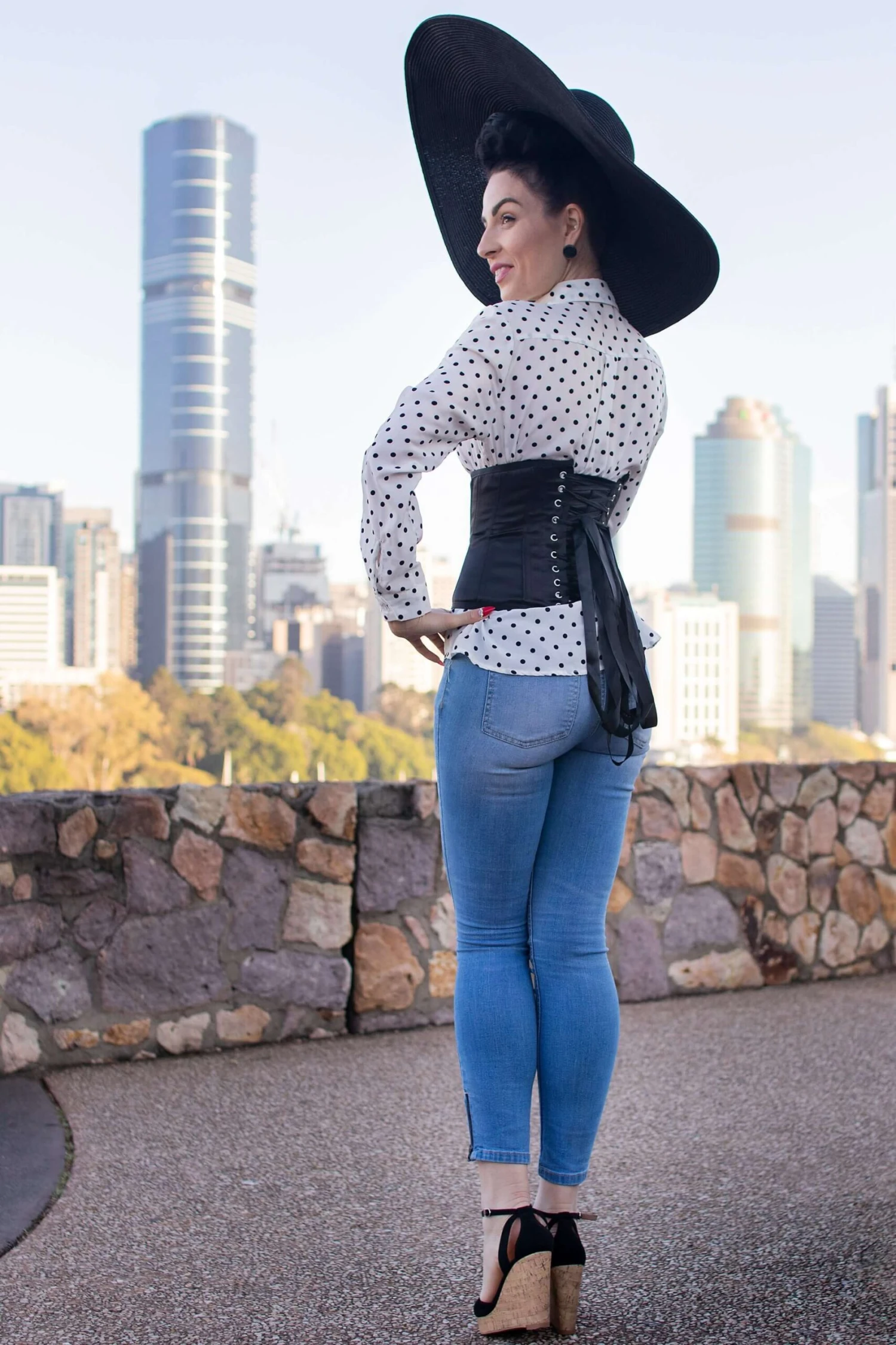 Classic Underbust - Jet Black 3 Classic Underbust - Jet Black - Image 3