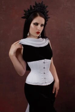 White Expert Waist Training Underbust Bridal Corset -Corset Story WT 002 website 1