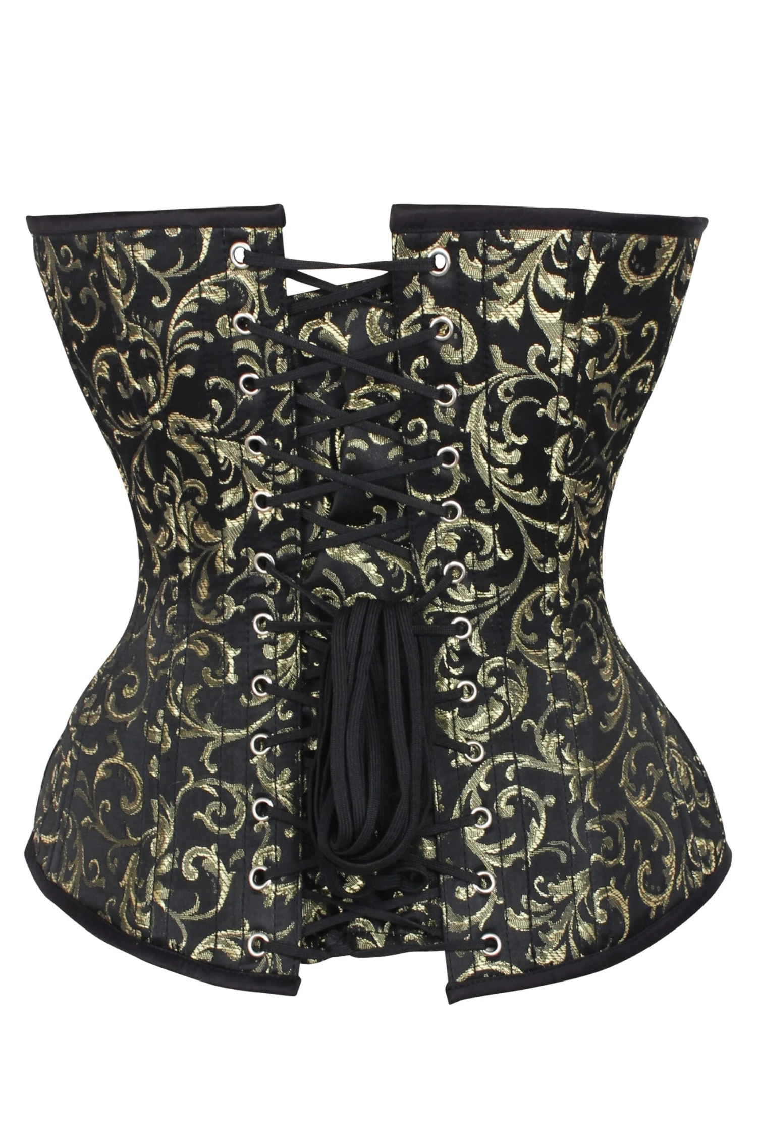 Gold Brocade Expert Waist Training Overbust Corset 2 Gold Brocade Expert Waist Training Overbust Corset - Image 2