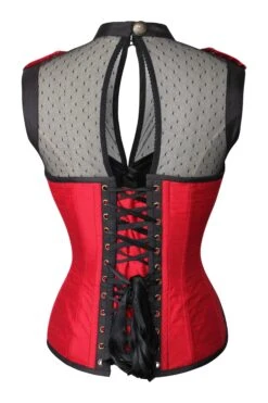 Military Inspired Corset Tunic Top 6 Military Inspired Corset Tunic Top -Corset Story WTS2112