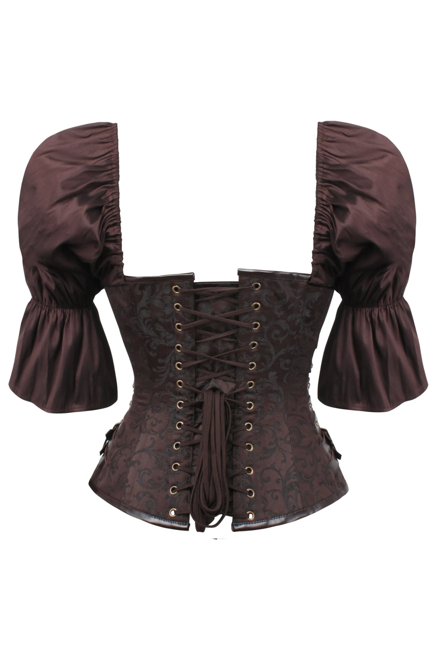 Steampunk Inspired Overbust With Short Flounce Sleeve 2 Steampunk Inspired Overbust With Short Flounce Sleeve - Image 2