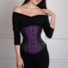 Purple Steampunk Longline Underbust Corset