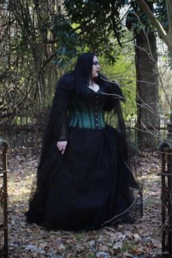 Historic Inspired Green Waist Taming Overbust 20 Historic Inspired Green Waist Taming Overbust -Corset Story WTS504 hellsbell1331 1