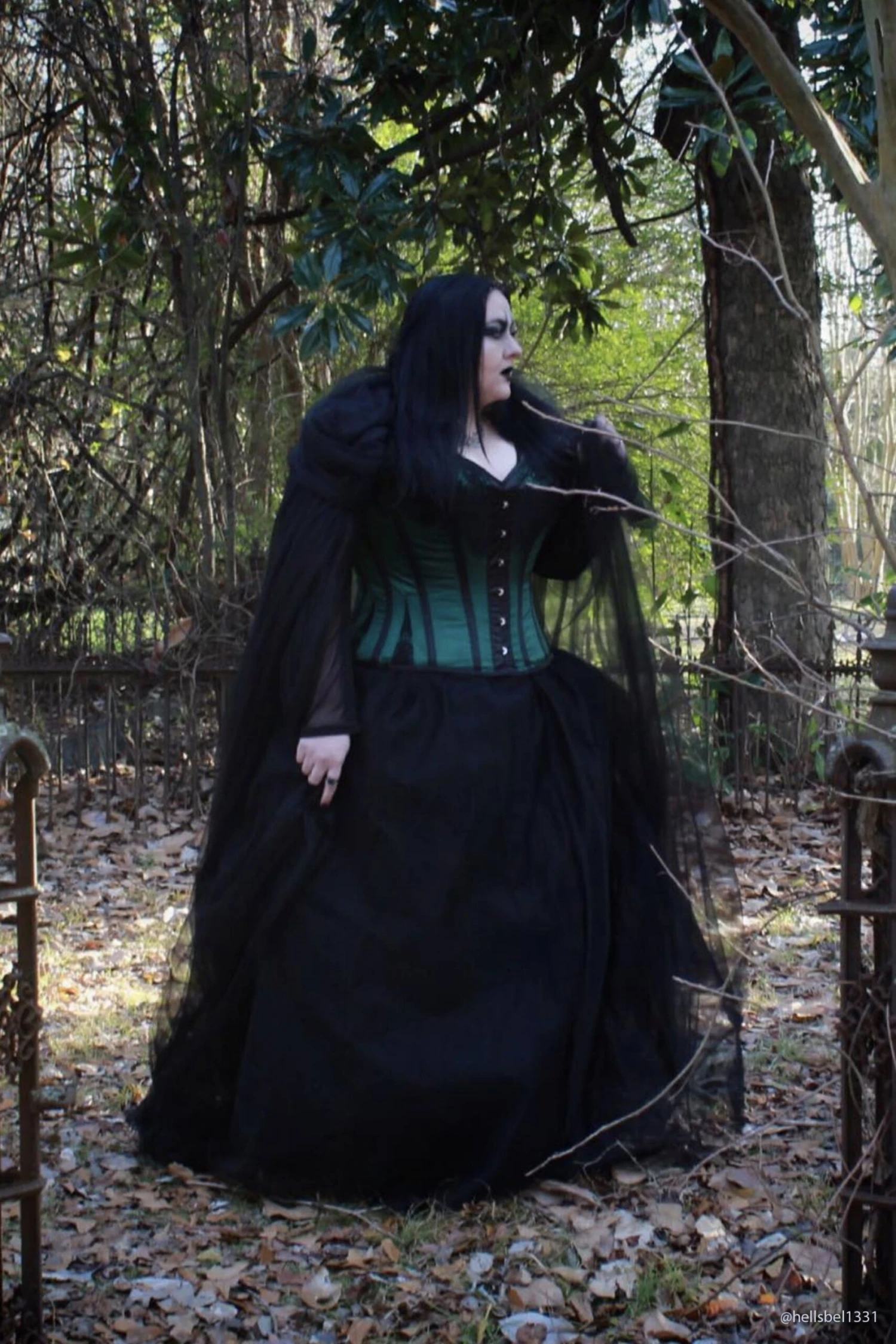 Historic Inspired Green Waist Taming Overbust 10 Historic Inspired Green Waist Taming Overbust - Image 10