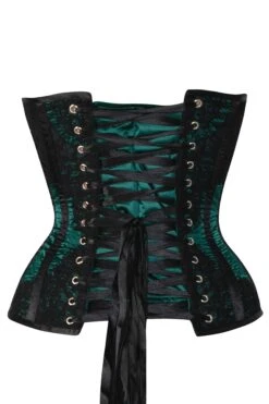 Historic Inspired Green Waist Taming Overbust 15 Historic Inspired Green Waist Taming Overbust -Corset Story WTS504 2