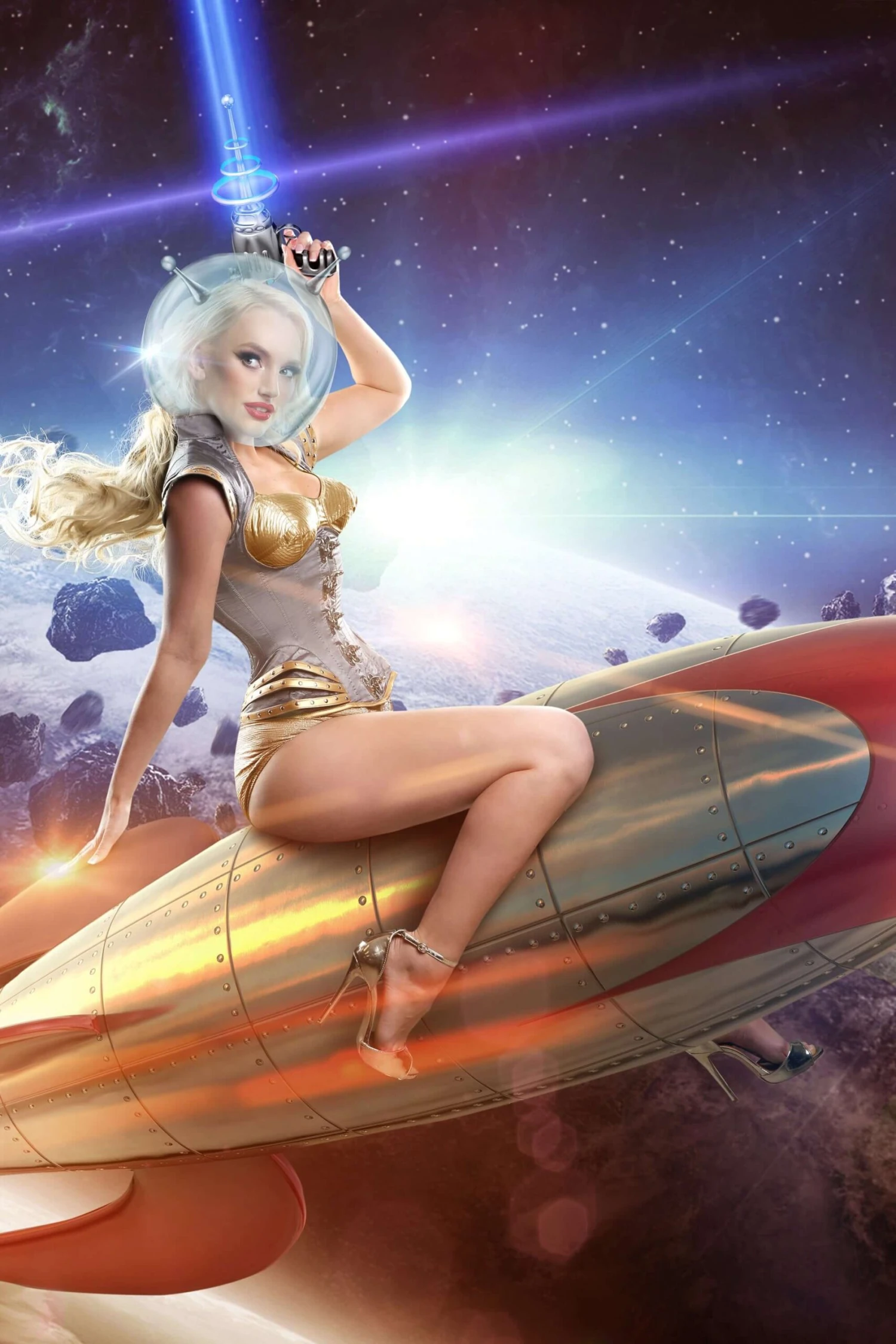 50's Space Captain Steampunk Underbust 2 50's Space Captain Steampunk Underbust - Image 2