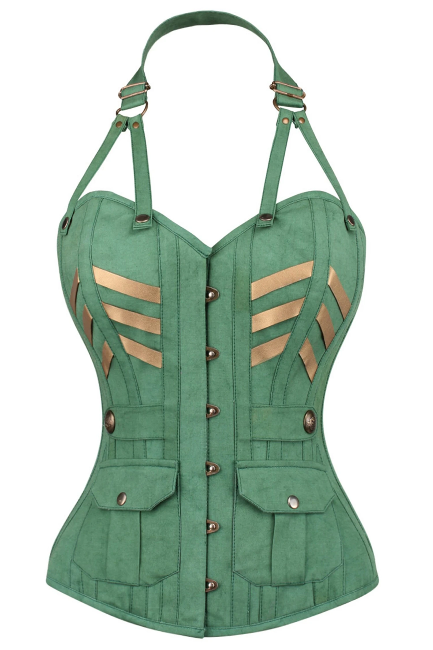 Military Inspired Burlesque Corset 1 Military Inspired Burlesque Corset