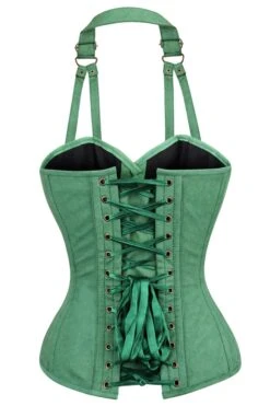 Military Inspired Burlesque Corset 12 Military Inspired Burlesque Corset -Corset Story WTS527 3