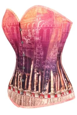 ARCHITECTURAL PRINT WAIST TAMING CORSET -Corset Story WTS531 2