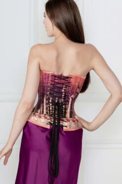 ARCHITECTURAL PRINT WAIST TAMING CORSET -Corset Story WTS531 2 1