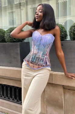 Longline Architectural Print Waist Taming Corset 13 Longline Architectural Print Waist Taming Corset -Corset Story WTS532 Customerpic June2021 1 bb3a3b18 2266 4813 a708 22d0262a3ec9
