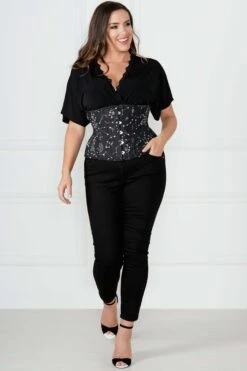 Astronomy Cotton Print Underbust Corset -Corset Story WTS603 1 7e52fa0b c974 45cf 8ab4 e9ca7771f5c6