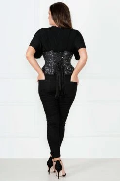 Astronomy Cotton Print Underbust Corset -Corset Story WTS603 3