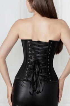 Black Mesh Corset With Front Zip -Corset Story WTS605 2 TJR 2 86235460 59b3 4f19 925f f21c8a2eed21