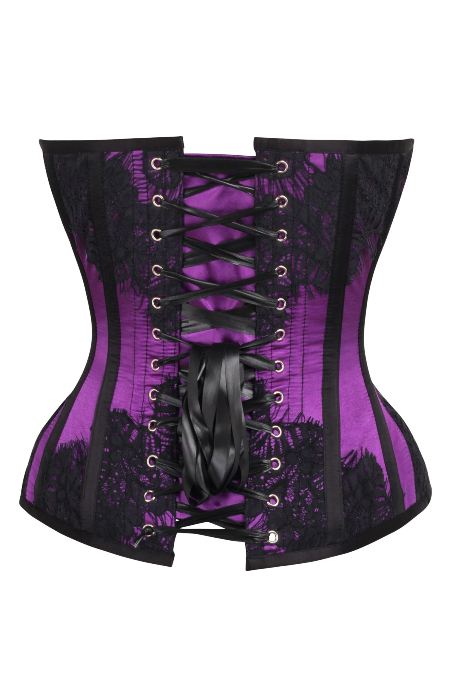 Historic Inspired Purple Waist Taming Overbust 2 Historic Inspired Purple Waist Taming Overbust - Image 2