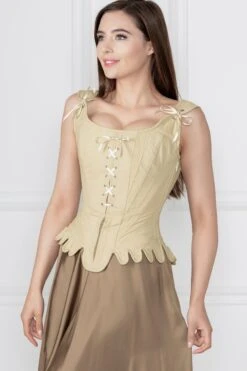 Historically Inspired 1600-1650 Cotton Overbust Corset -Corset Story WTS800 1 1 4828c2f9 528b 4da3 afd0 888caa258523