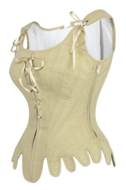 Historically Inspired 1600-1650 Cotton Overbust Corset -Corset Story WTS800 2