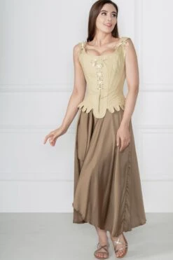 Historically Inspired 1600-1650 Cotton Overbust Corset -Corset Story WTS800 2 1