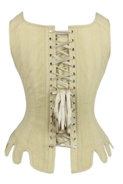 Historically Inspired 1600-1650 Cotton Overbust Corset -Corset Story WTS800 3