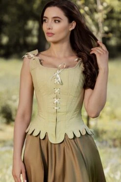 Historically Inspired 1600-1650 Cotton Overbust Corset -Corset Story WTS800 3 abc87081 ed05 4e22 b8aa 3419de07a756