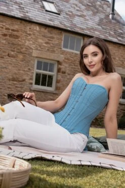 Historically Inspired 1800-1850 Cotton Overbust Corset -Corset Story WTS808 2 749e4f6f 17f5 4d3c 9d26 dfa548eaff38