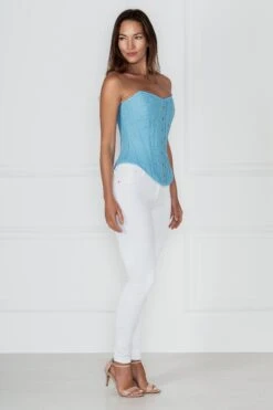 Historically Inspired 1800-1850 Cotton Overbust Corset -Corset Story WTS810 3