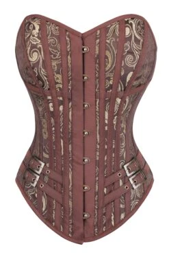 Steampunk LARP Overbust Corset With Buckles -Corset Story WTS817 1 680a5ceb 1df1 44f2 ba54 3ebffbbdafcd