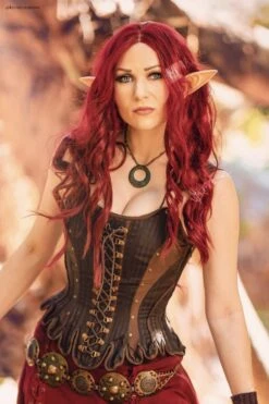 Medieval Inspired Steampunk LARP Corset -Corset Story WTS818 Korielcreations 8