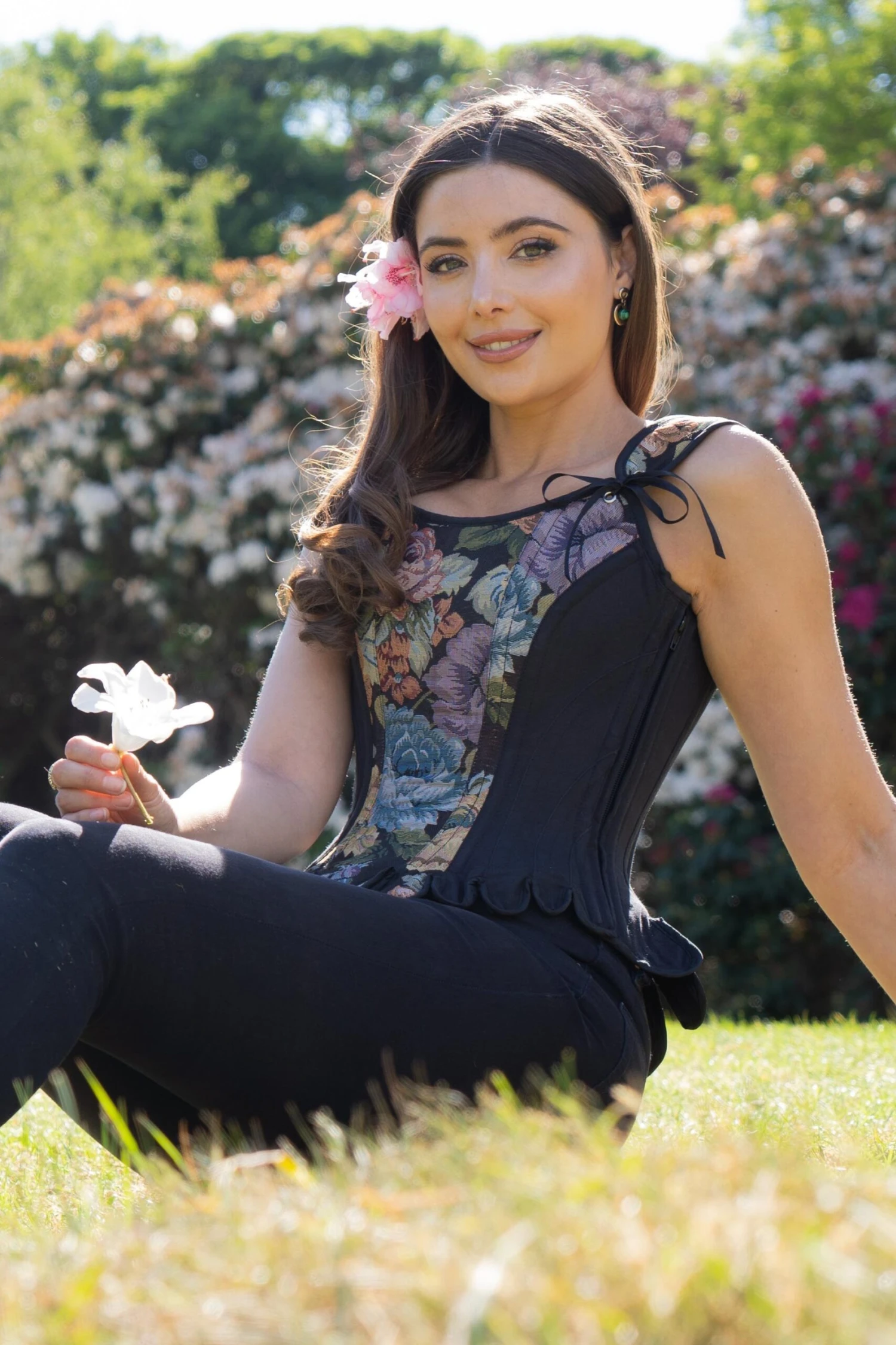 Historically Inspired Brocade Overbust 9 Historically Inspired Brocade Overbust - Image 9