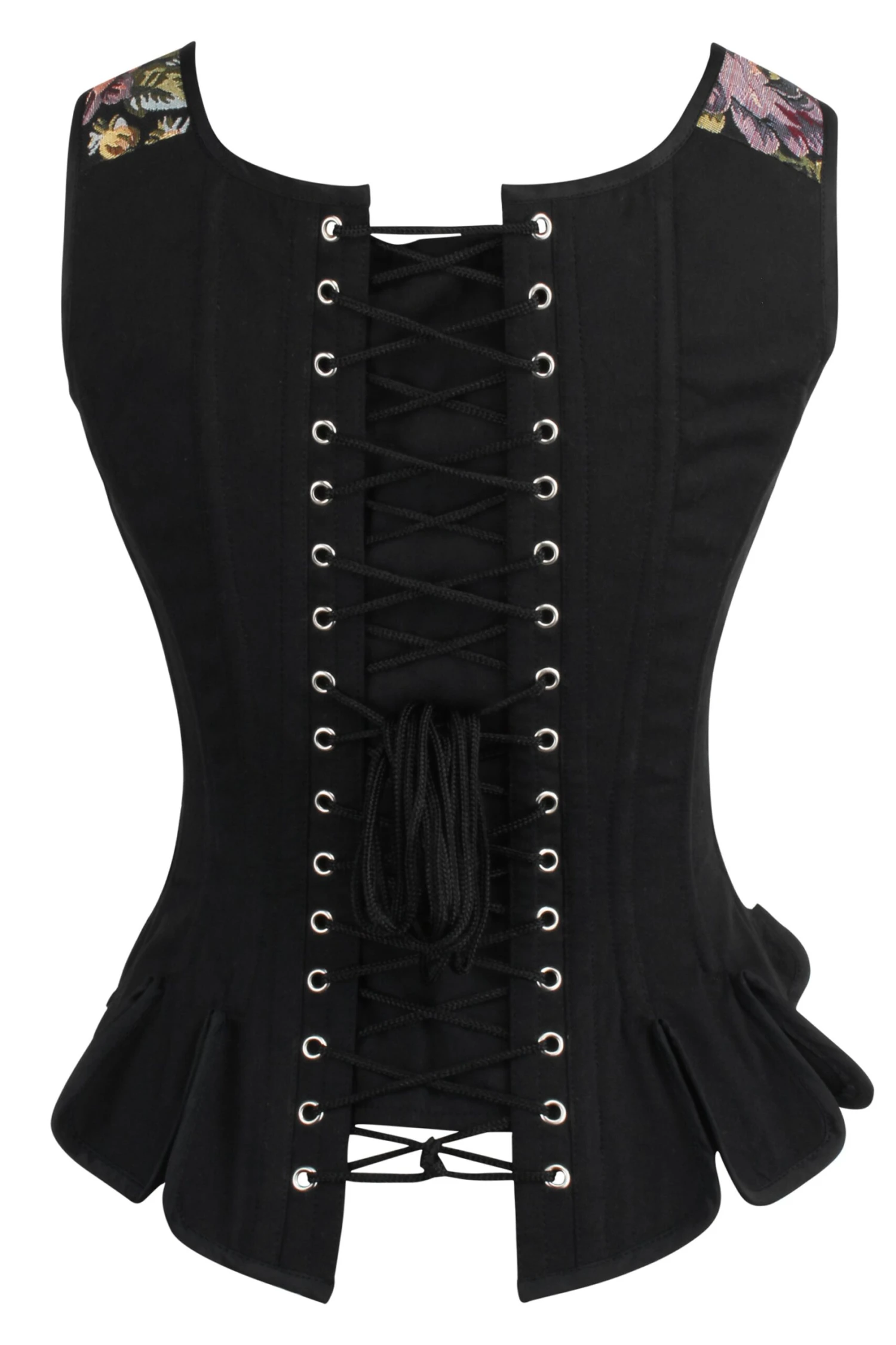 Historically Inspired Brocade Overbust 3 Historically Inspired Brocade Overbust - Image 3