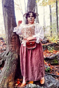 Brocade Steel Boned Historically Inspired Corset -Corset Story WTS822 Customerpic June2021 1 fc60fada 95d0 46e1 a49f 8b3fce7a4f4d