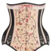 Historic Brocade Underbust Corset With Flossing