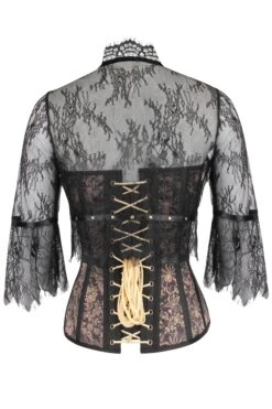 Steampunk Buckled Corset With Separate Lace Bolero -Corset Story WTS832 2