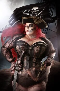 Steampunk Buckled Corset With Separate Lace Bolero -Corset Story WTS832website