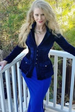 Velvet Corseted Jacket 19 Velvet Corseted Jacket -Corset Story WTS833 Customerpic May2021 ce9d8342 754a 40be bf15 16b54808f3af