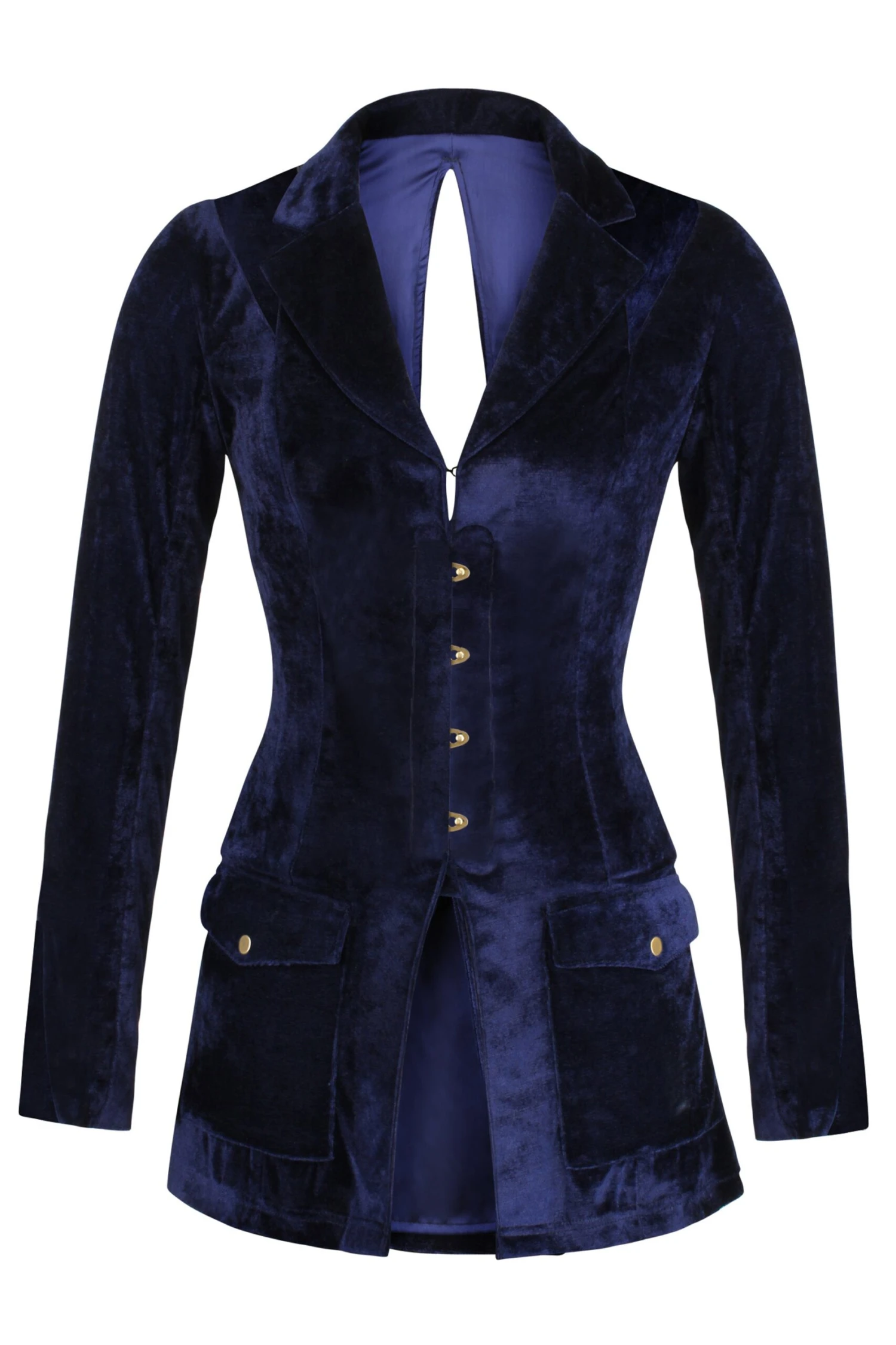 Velvet Corseted Jacket 1 Velvet Corseted Jacket