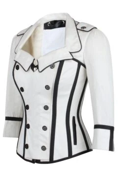 Steampunk Double Breasted Corset Jacket 18 Steampunk Double Breasted Corset Jacket -Corset Story WTS835 1