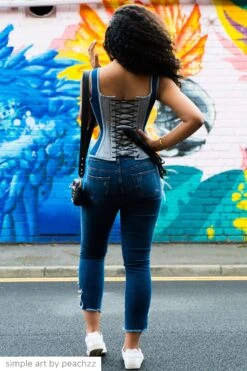 Double Denim WaistCoat Corset 18 Double Denim WaistCoat Corset -Corset Story WTS837.jpg7 7121ed48 7aed 4b4f b834 d1268d511512