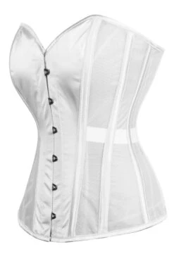 White Undertone Mesh Corset -Corset Story WTS902 2