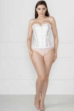 White Undertone Mesh Corset -Corset Story WTS902 2 b0b1baff c6f8 48a2 a4ea 6862a07aefef