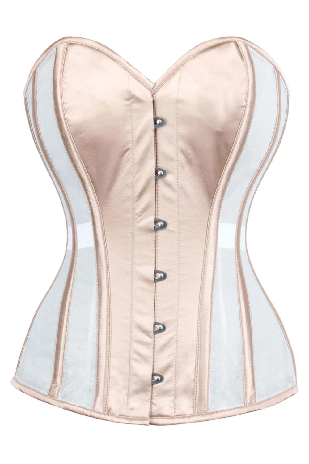 Champagne Undertone Mesh Corset 1 Champagne Undertone Mesh Corset