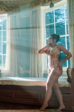 Historically Inspired Peach And Gold Underbust Corset 26 Historically Inspired Peach And Gold Underbust Corset -Corset Story WTS925 December 2020 website 7