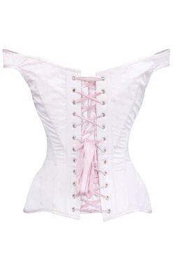 Pale Pink Sleeved Corset -Corset Story WTS928 2
