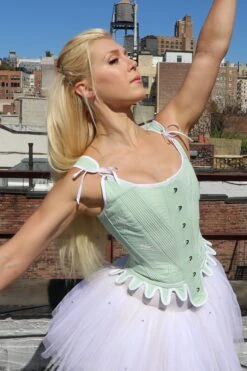 Historically Inspired Spearmint Corset Top -Corset Story WTS935 website 6 1db84ca0 87ca 4af7 a530 3cd9e2c97a8a