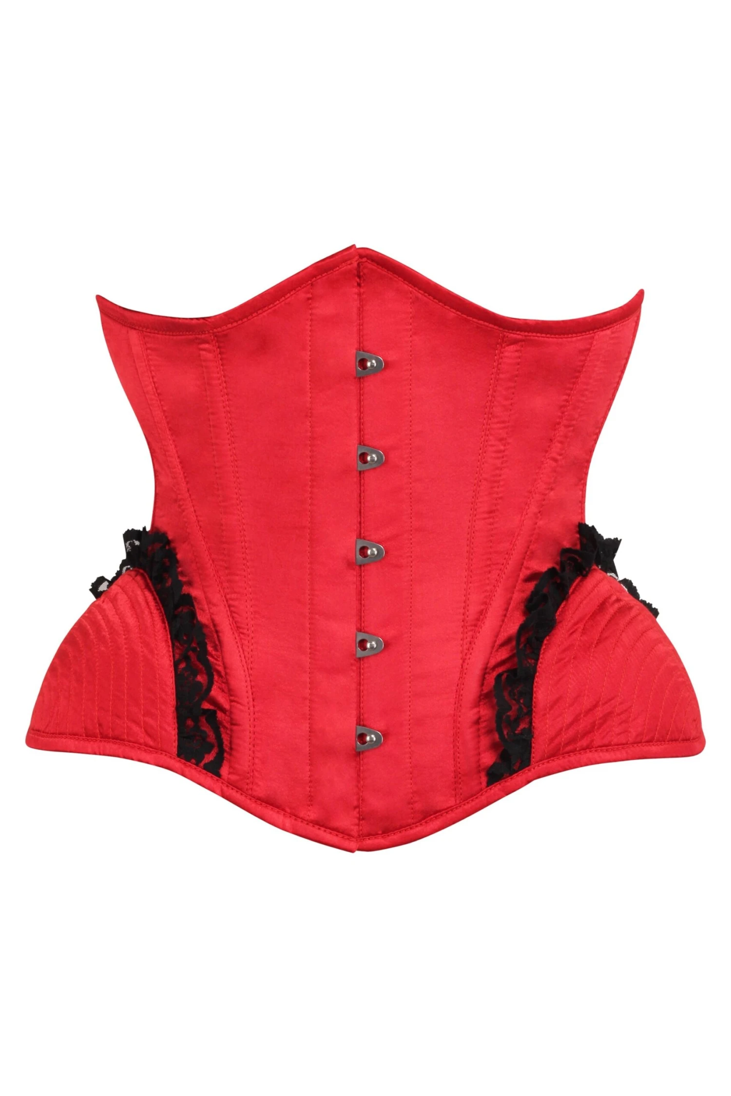 Lipstick Red Burlesque Underbust With Bullet Hip Gores 1 Lipstick Red Burlesque Underbust With Bullet Hip Gores