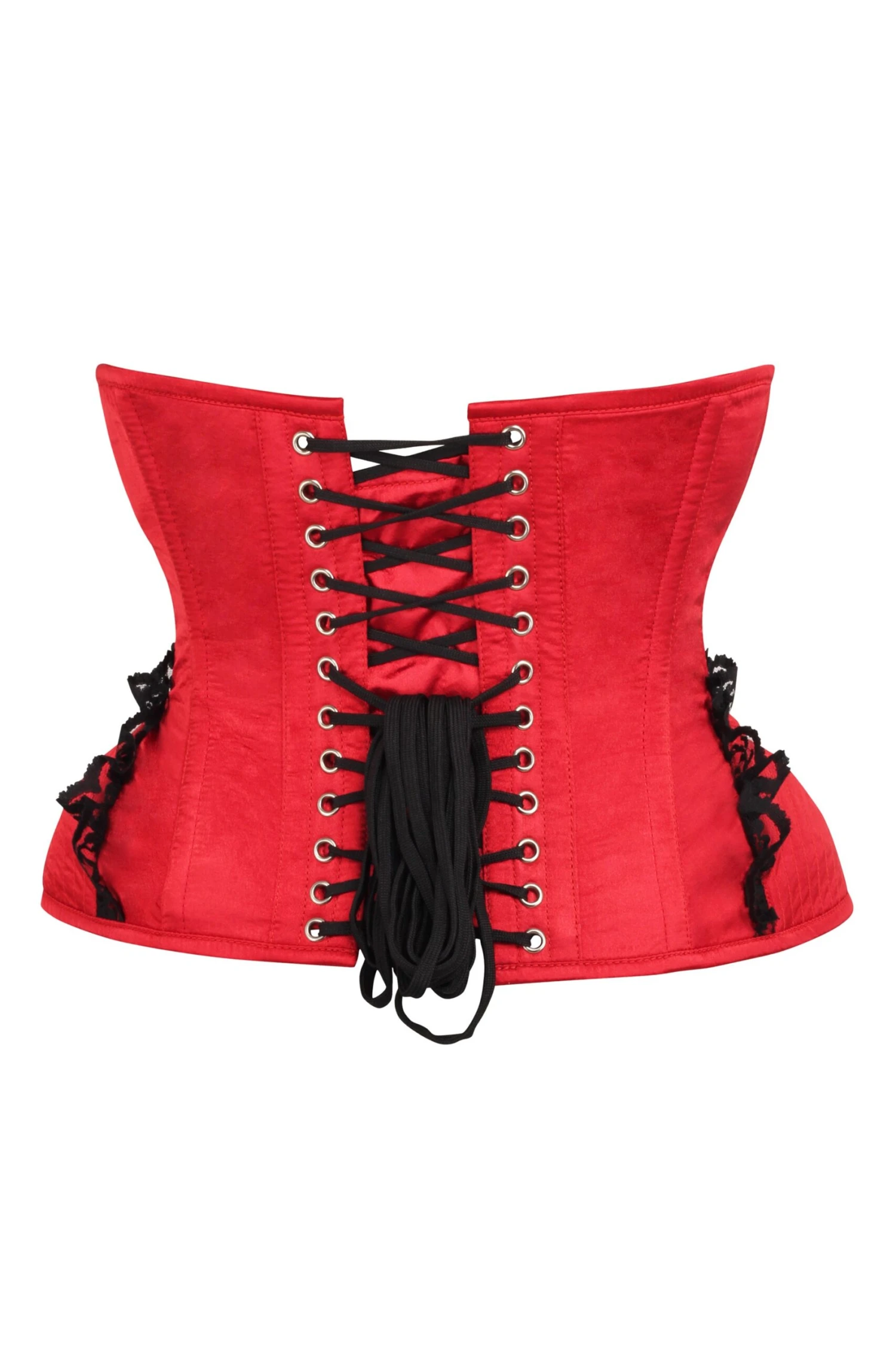 Lipstick Red Burlesque Underbust With Bullet Hip Gores 2 Lipstick Red Burlesque Underbust With Bullet Hip Gores - Image 2